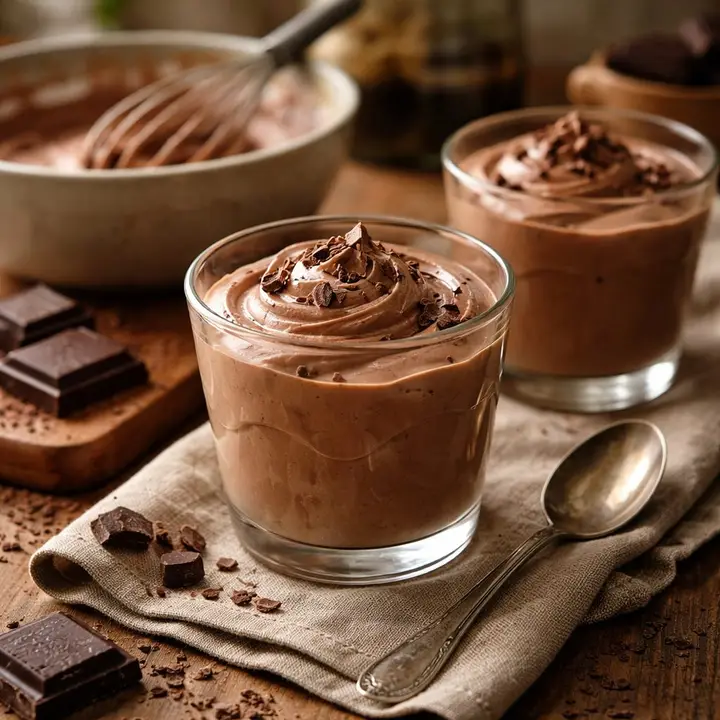 Recept za čokoladno mousse, ki uspe prvič in ostane rahel, svilnat ter stabilen