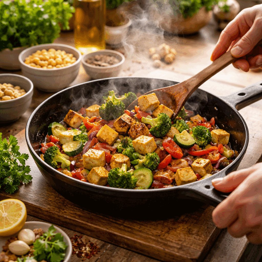 Kako pripraviti veganske jedi doma in doseči okus, ki prepriča tudi mesojedce