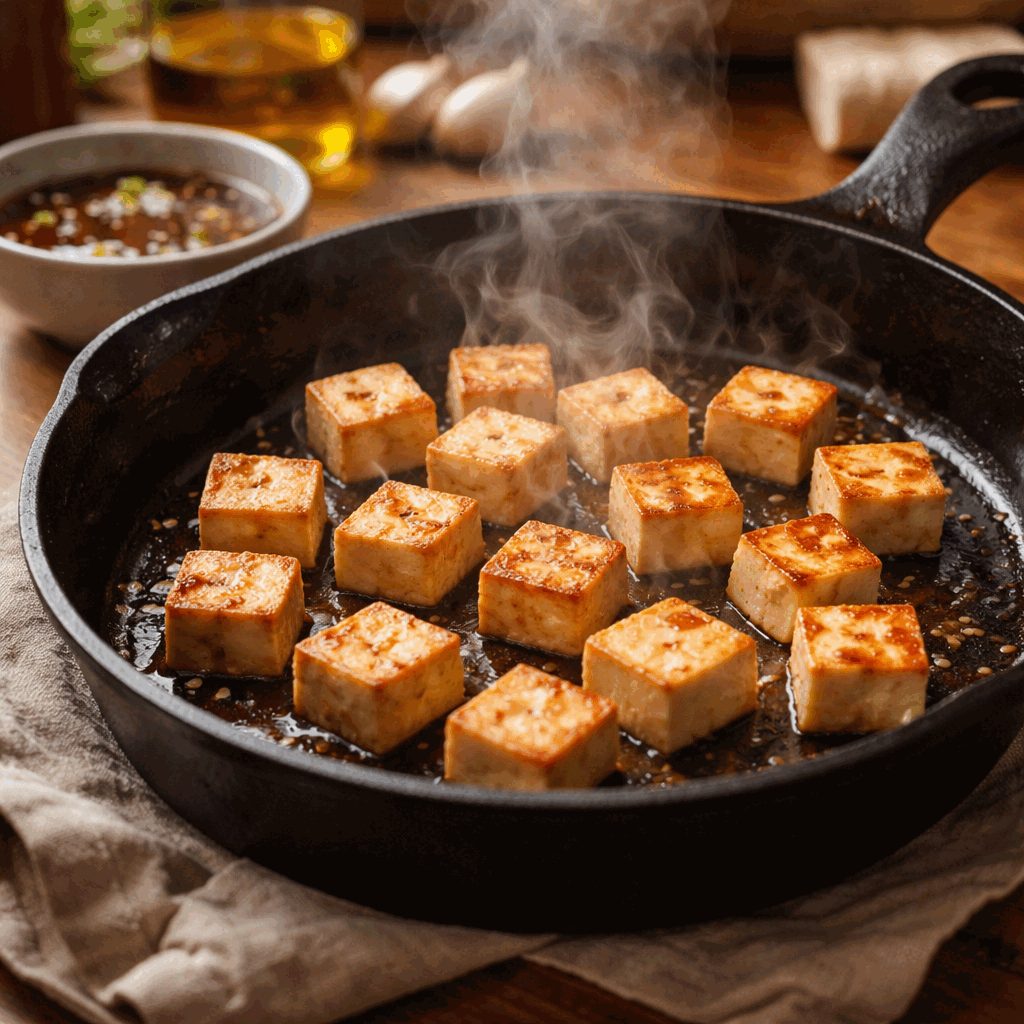 Kako pripraviti tofu da ni gumijast in dobi pravo teksturo