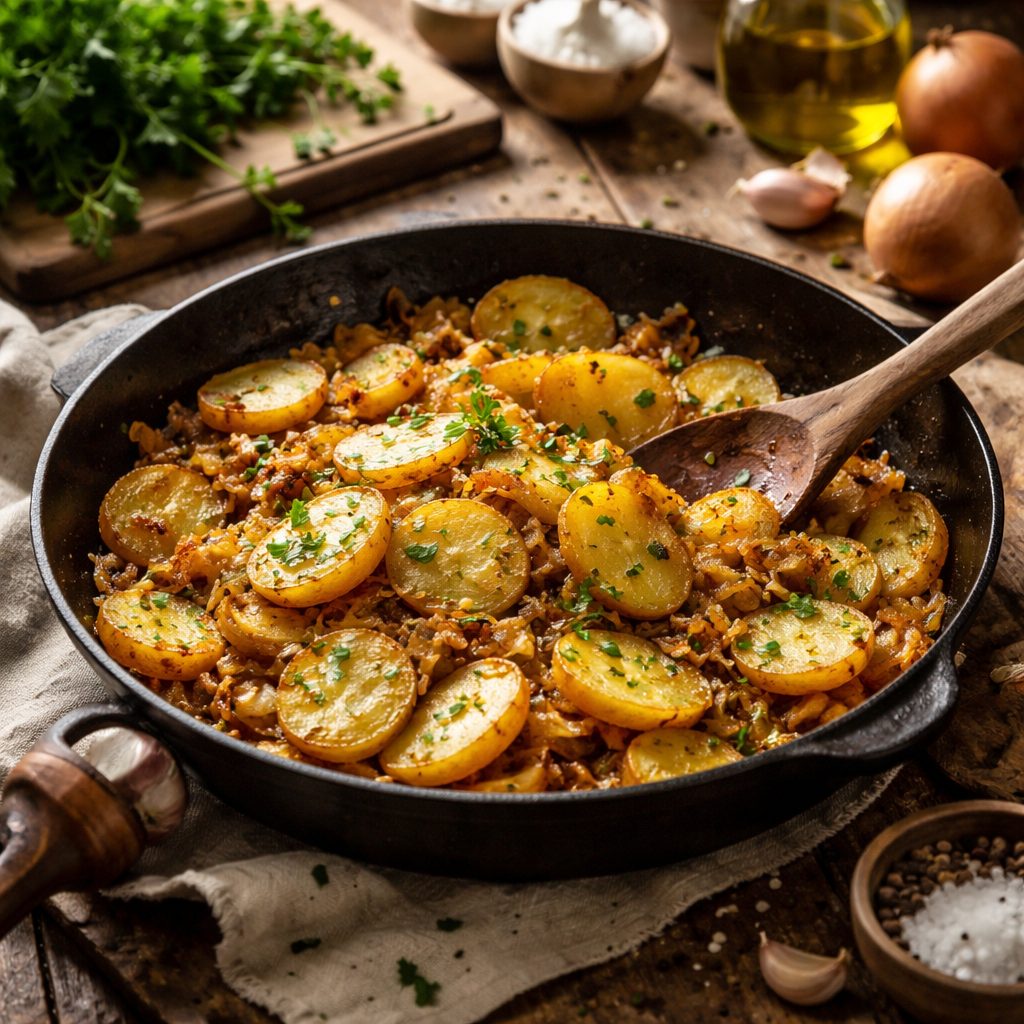 Recept za pražen krompir pravilno: tako ostane cel, zlatorjav in polnega okusa
