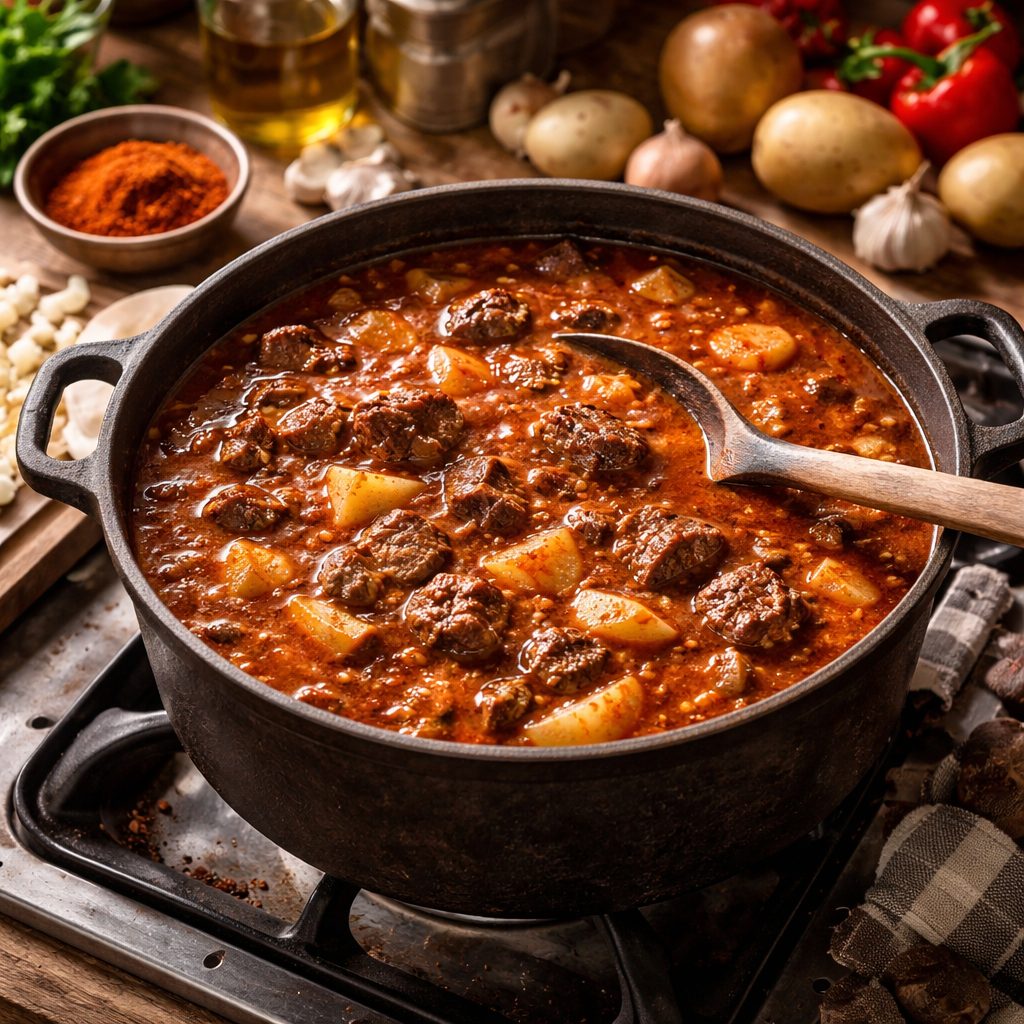 Recept za bograč po prekmursko, ki spoštuje tradicijo in res pokaže razliko do golaža