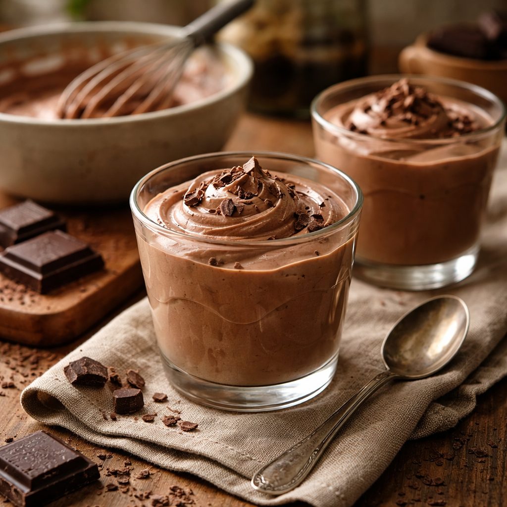 Recept za čokoladno mousse, ki uspe prvič in ostane rahel, svilnat ter stabilen