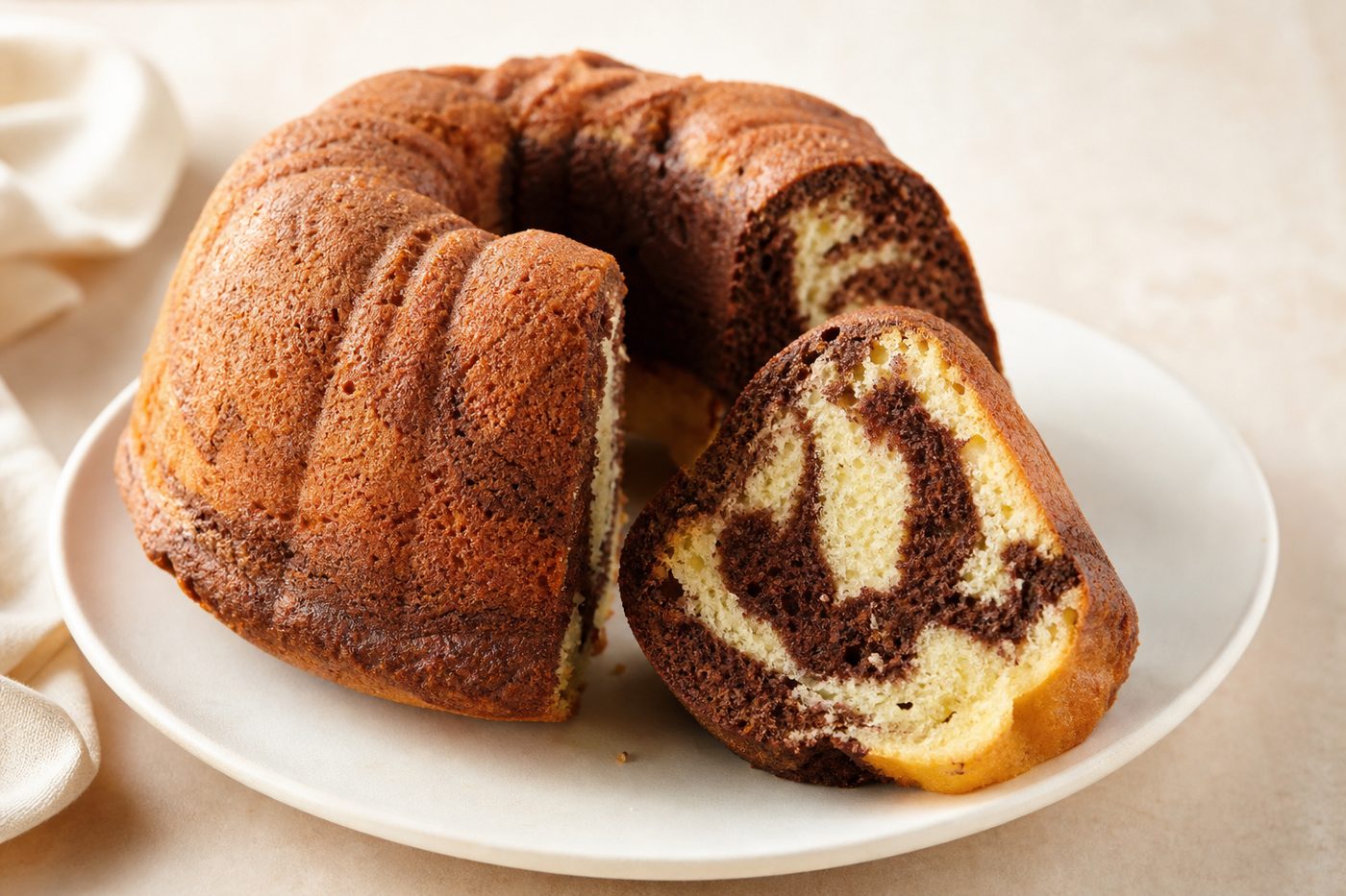 Marmorni kolač: preprost recept za sočen domač kolač
