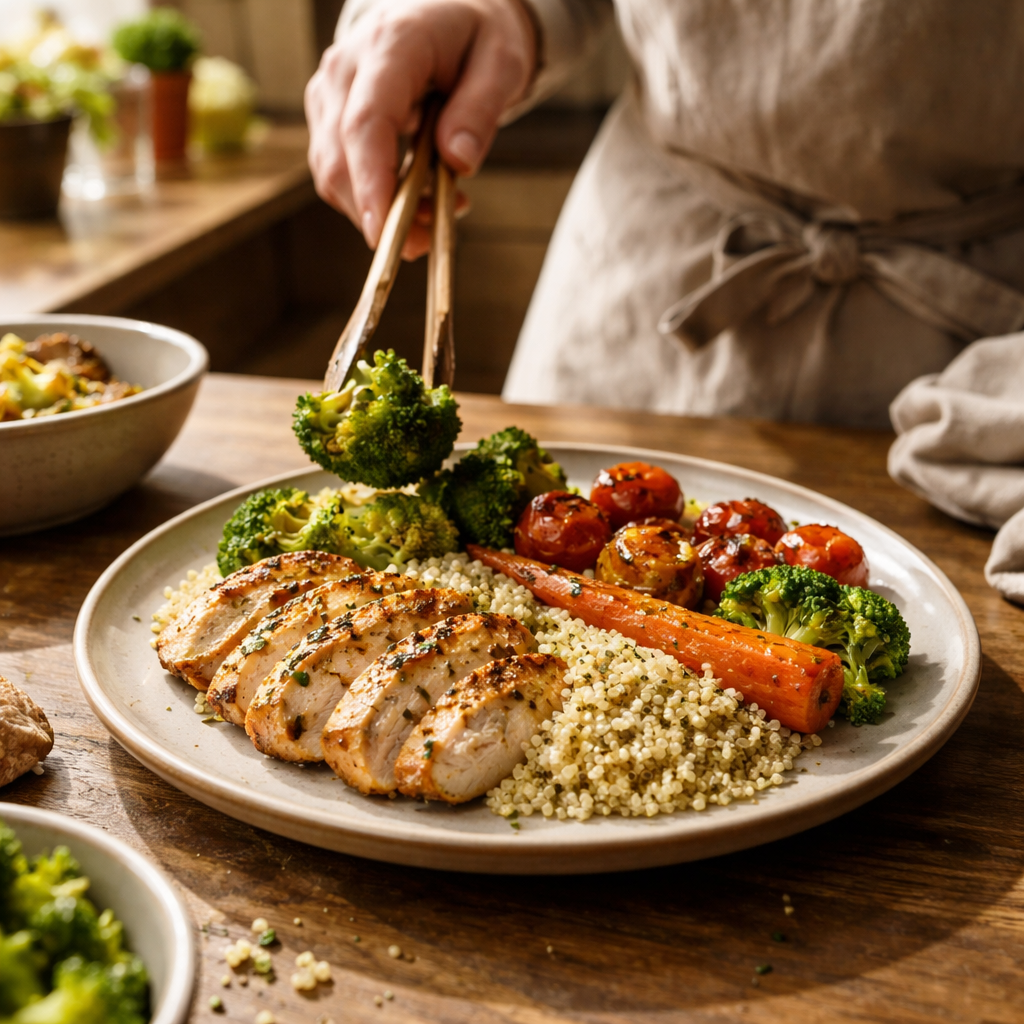 Kako pripraviti uravnotežen obrok, ki nasiti, ne obteži in deluje tudi v praksi