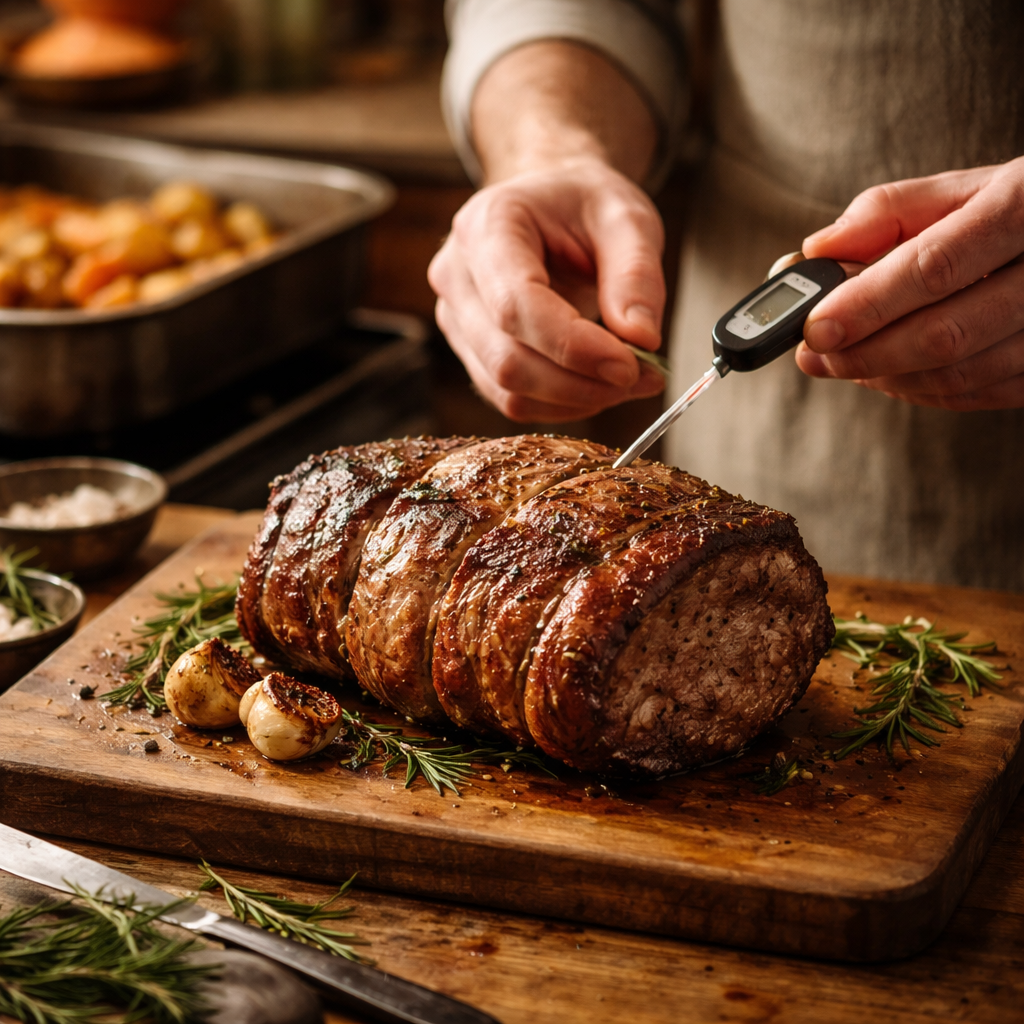 Kako pripraviti pečenko brez napak: sočna sredica, hrustljava skorja in nič suhega mesa