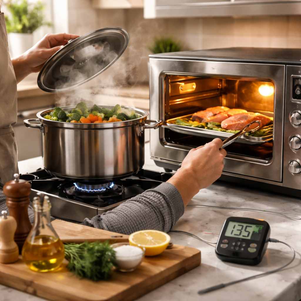 Najboljši načini za zdravo kuhanje 2026, manj maščobe, več okusa, nič kompromisov